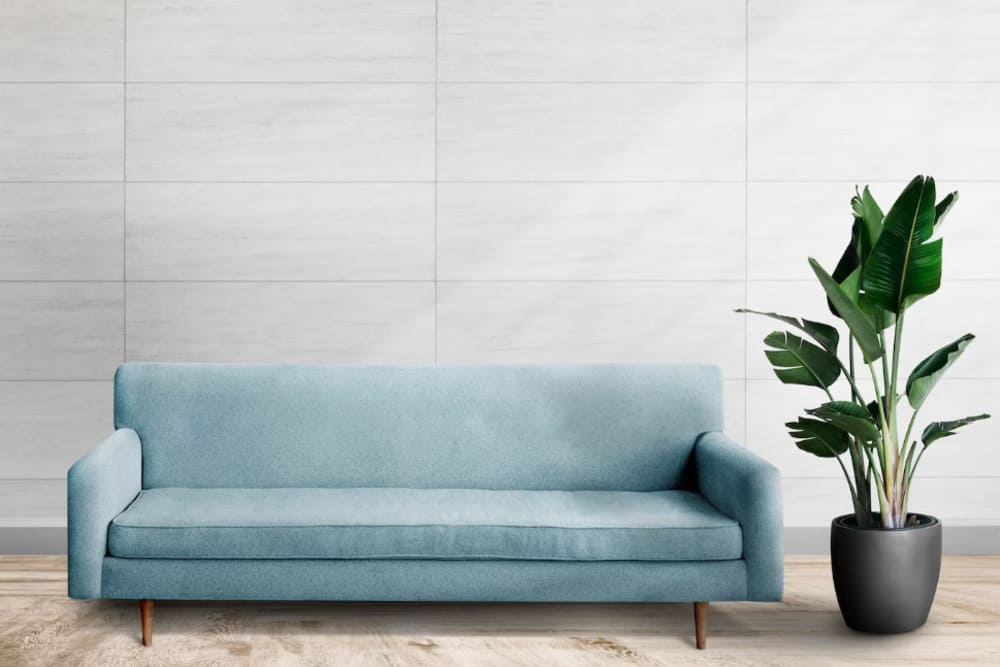 ¿Qué colores combinan con un sofá azul?