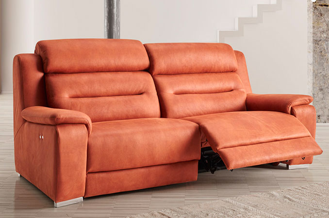 sofa de relax naranja