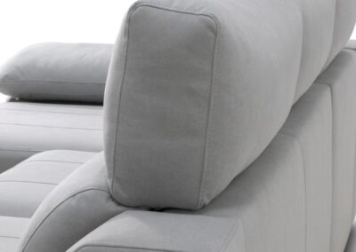 detalle de cabecero sofa modelo isaba